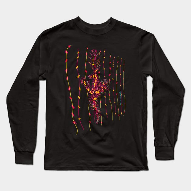 Ornate ghost pipe fish Long Sleeve T-Shirt by Namwuob